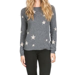 PLY Cashmere star pattern sweater-NWT